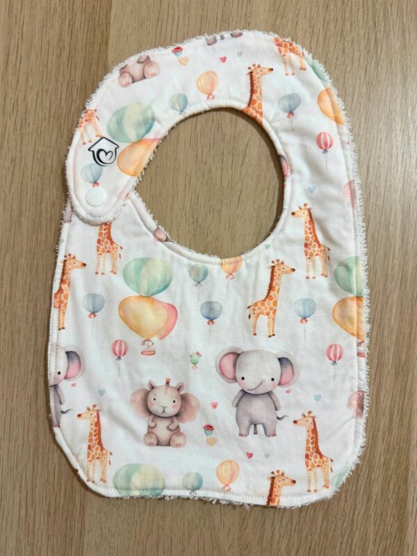 Babero estampado animales