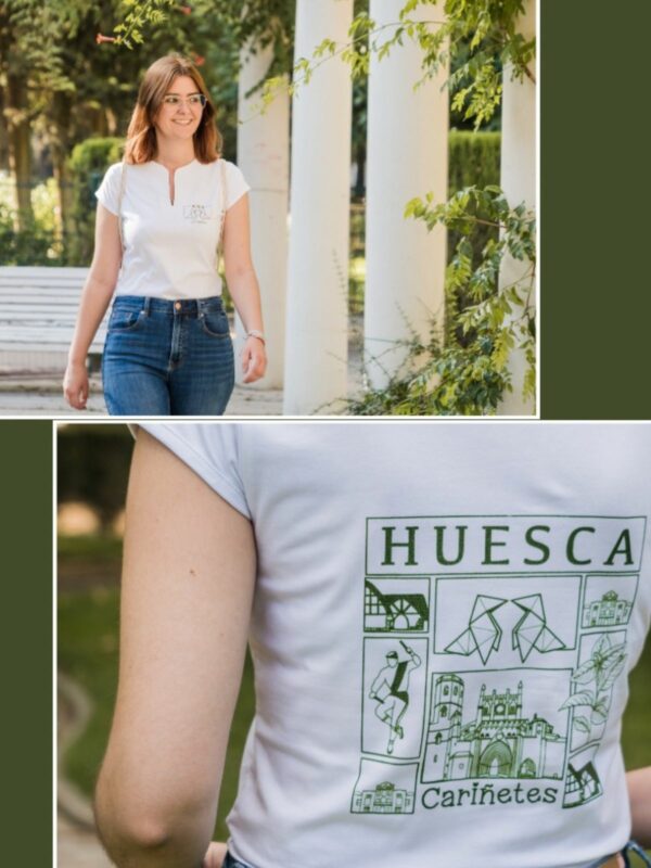 Camiseta Huesca mujer pico