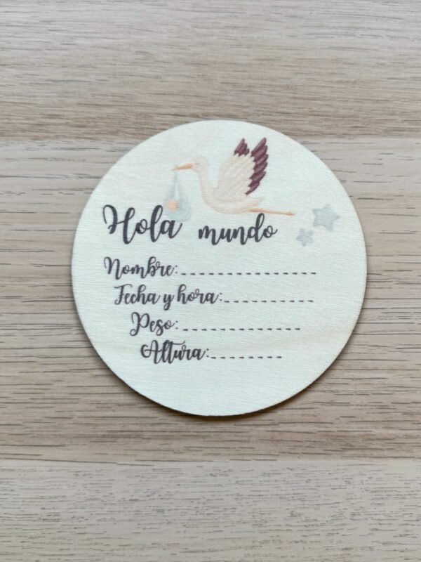Placa de bienvenida "Hola Mundo" - Imagen 2