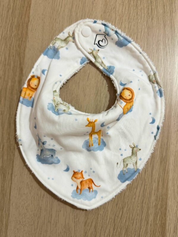 Bandana tela animales azul
